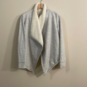 Gap Kids wrap fleece cardigan sherpa  ( xxl)  14-16